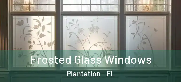  Frosted Glass Windows Plantation - FL