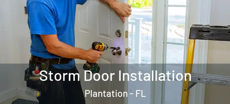  Storm Door Installation Plantation - FL